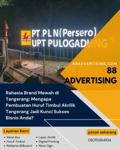 Rahasia Brand Mewah di Tangerang: Mengapa Pembuatan Huruf Timbul Akrilik Tangerang Jadi Kunci Sukses Bisnis Anda?