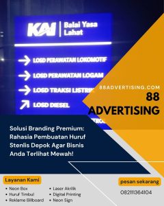 Solusi Branding Premium: Rahasia Pembuatan Huruf Stenlis Depok Agar Bisnis Anda Terlihat Mewah!
