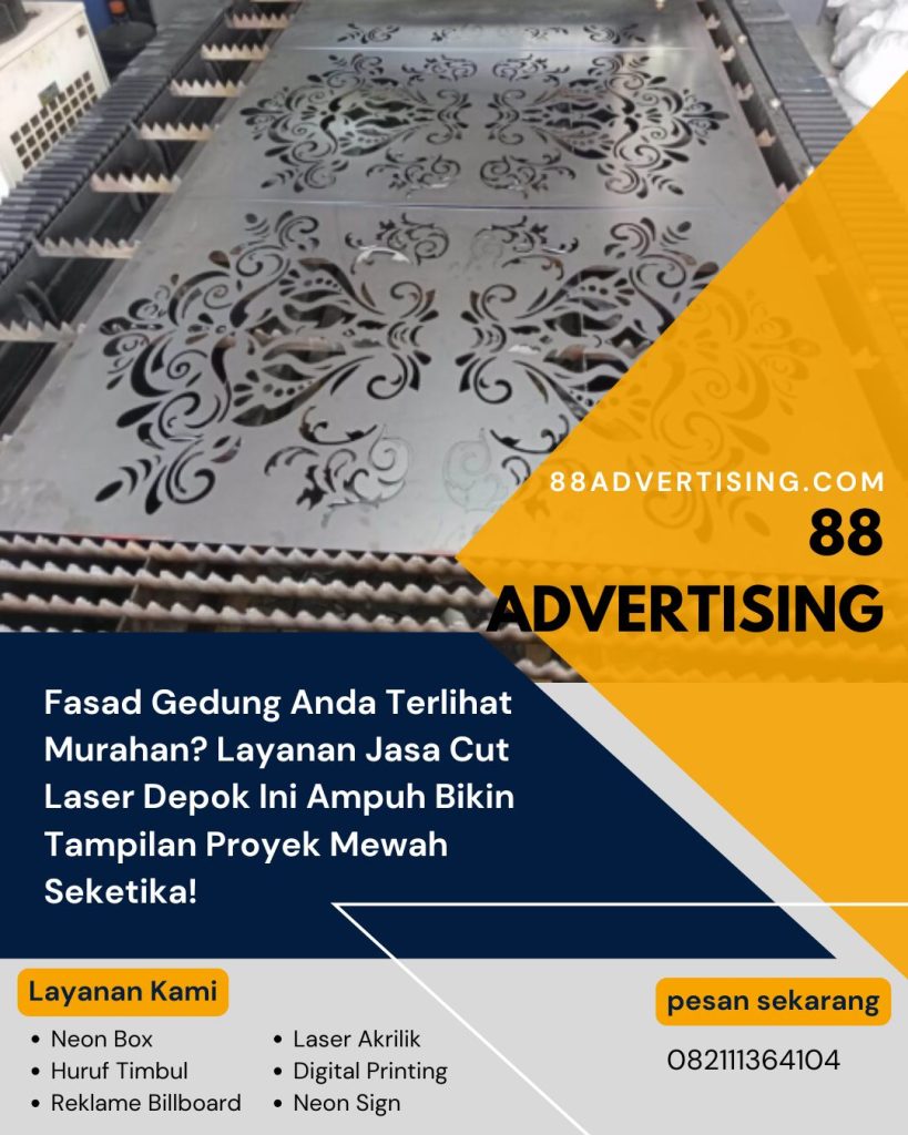 Fasad Gedung Anda Terlihat Murahan? Layanan Jasa Cut Laser Depok Ini Ampuh Bikin Tampilan Proyek Mewah Seketika!