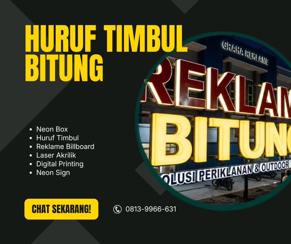 Huruf Timbul bitung